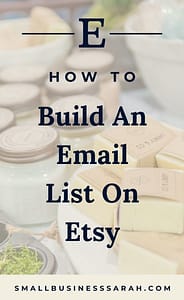 How to build an email list as an Etsy seller