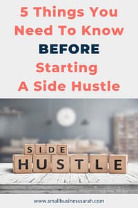 5 Things You Need To Know Before Starting A Side Hustle